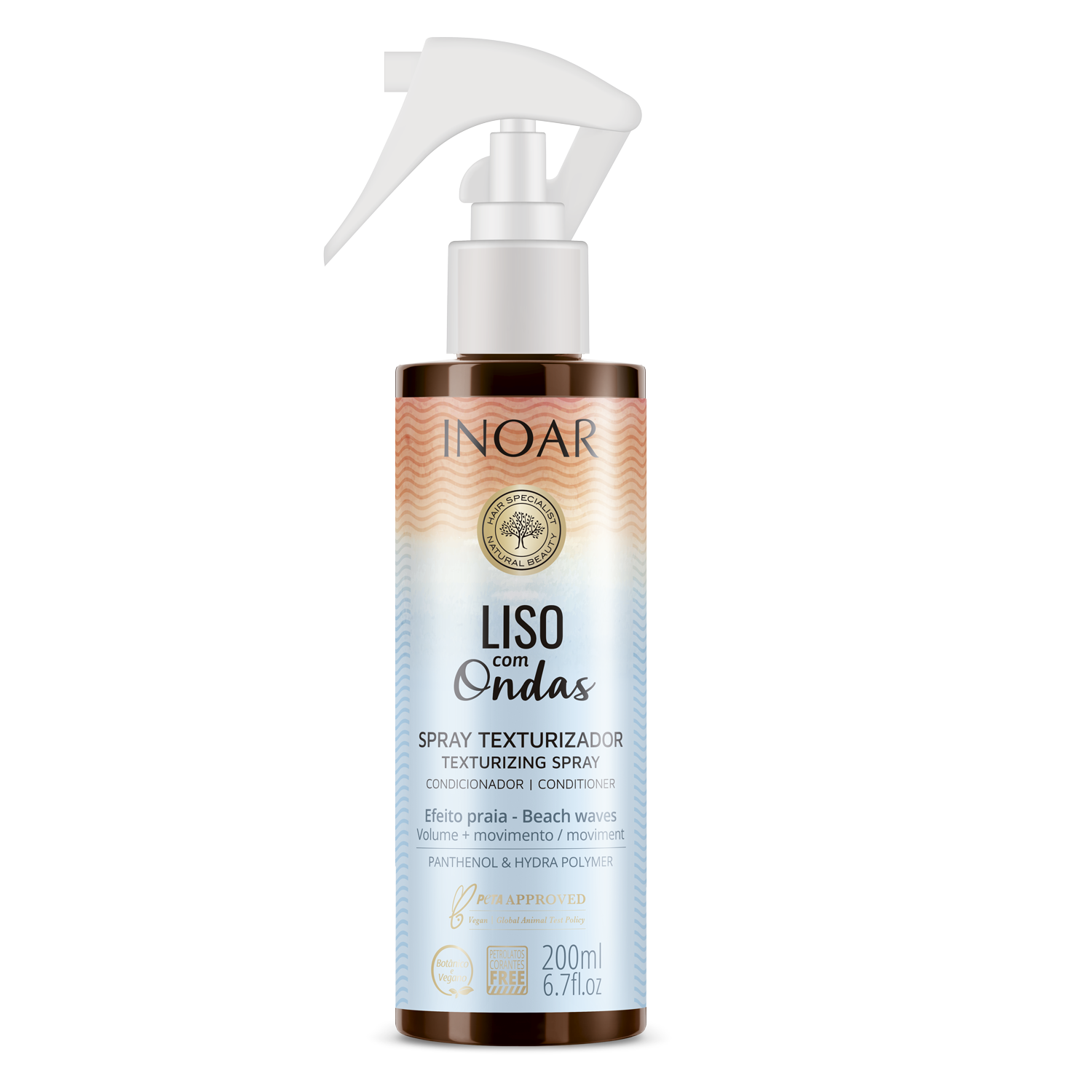 INOAR Beach Waves Texture Spray for natural wave definition and volume
