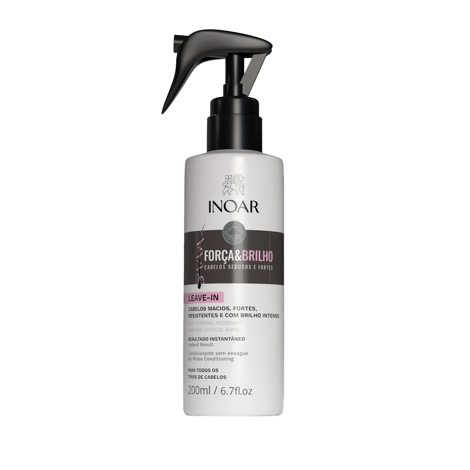 INOAR Strengthand Shine Leave-In for softness and frizz control