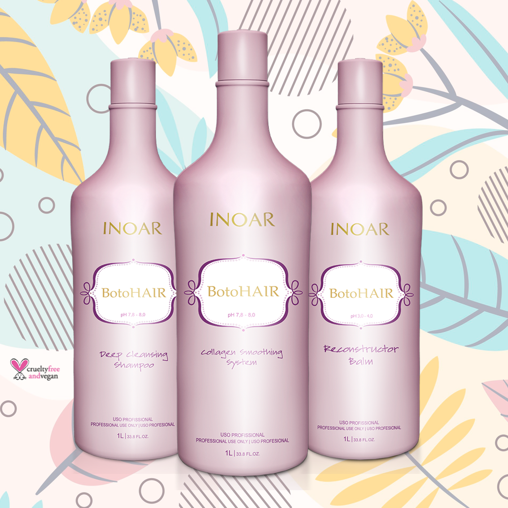 INOAR BotoHAIR complete 3-step hair botox system
