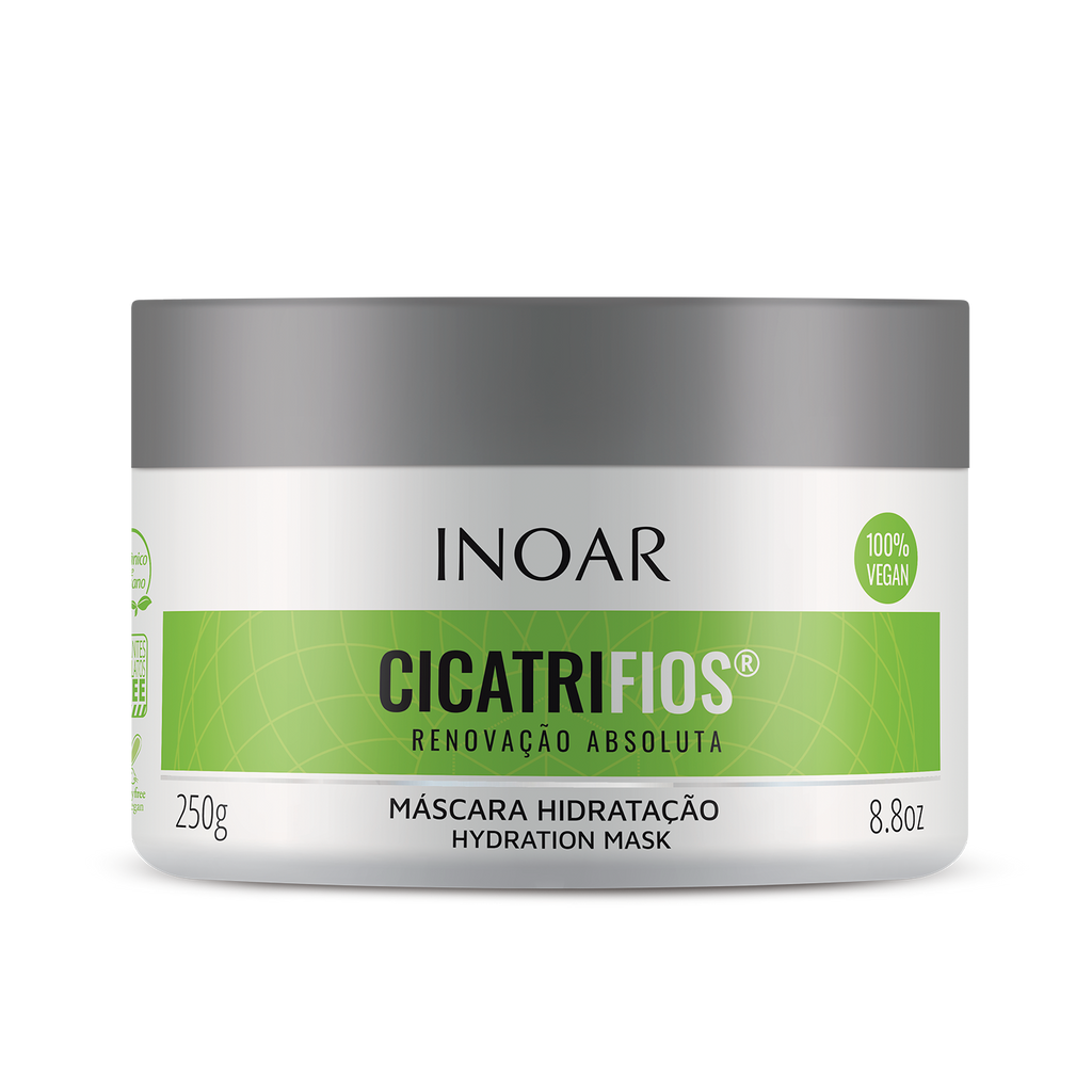 INOAR Cicatrifios Hair Mask for frizz control and hair renewal